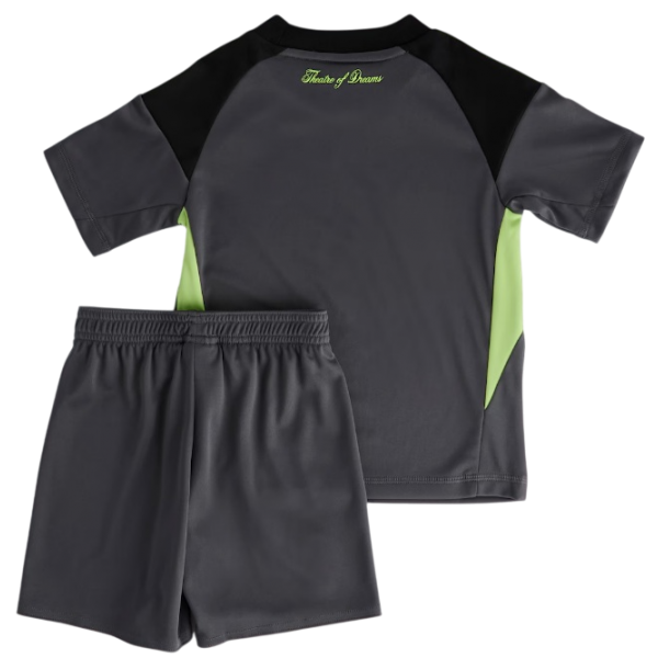 Kit infantil Goleiro II Manchester United 2025 2026 Adidas oficial 