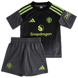 Kit infantil Goleiro II Manchester United 2025 2026 Adidas oficial 