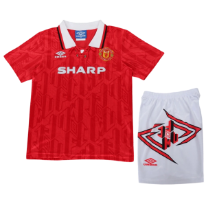 Kit infantil I Manchester United 1992 1994 Umbro retro Kit infantil I Manchester United 1992 1994 Umbro retro