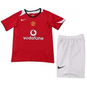 Kit infantil I Manchester United 2005 2006 Home retro 
