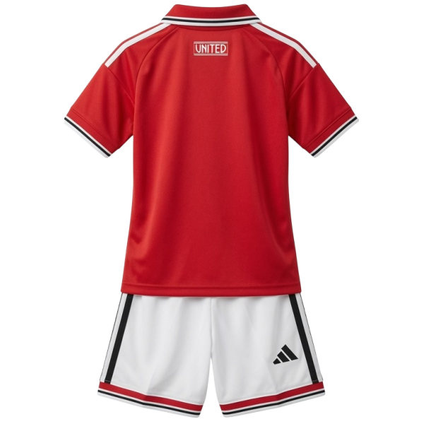 Kit infantil I Manchester United 2026 2027 Adidas oficial Kit infantil I Manchester United 2026 2027 Adidas oficial