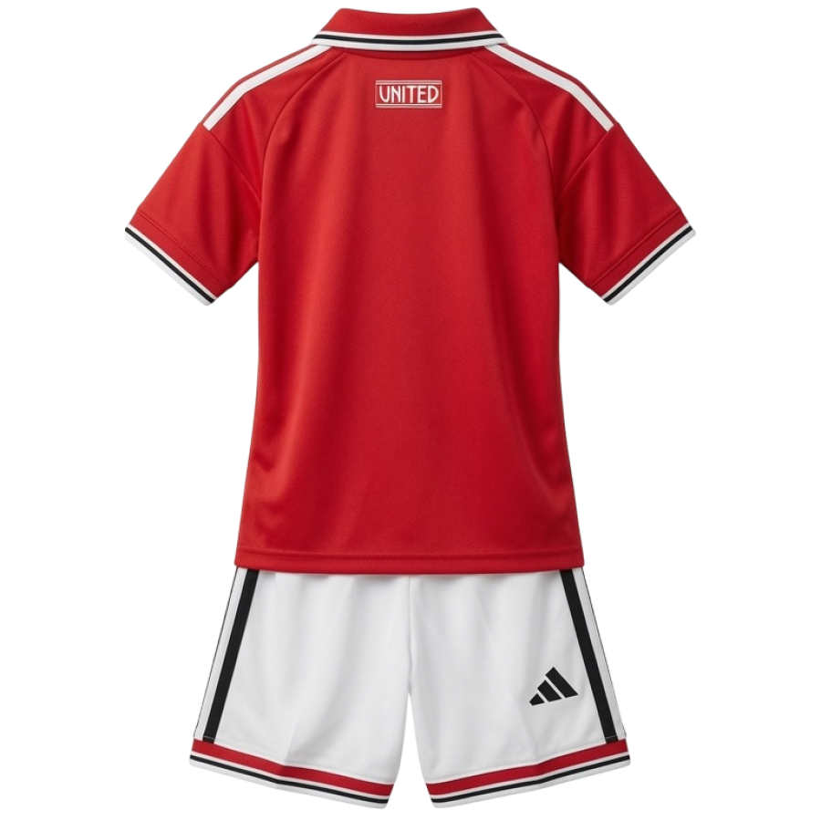 Kit infantil I Manchester United 2026 2027 Adidas oficial Kit infantil I Manchester United 2026 2027 Adidas oficial