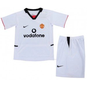 Kit infantil II Manchester United 2002 2003 Away retro