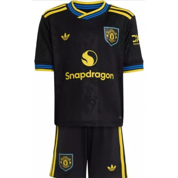 Kit infantil III Manchester United 2025 2026 Adidas oficial 