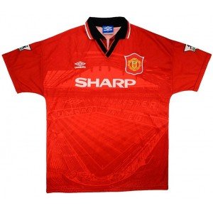 Camisa retro Umbro Manchester United 1994 1996 I jogador