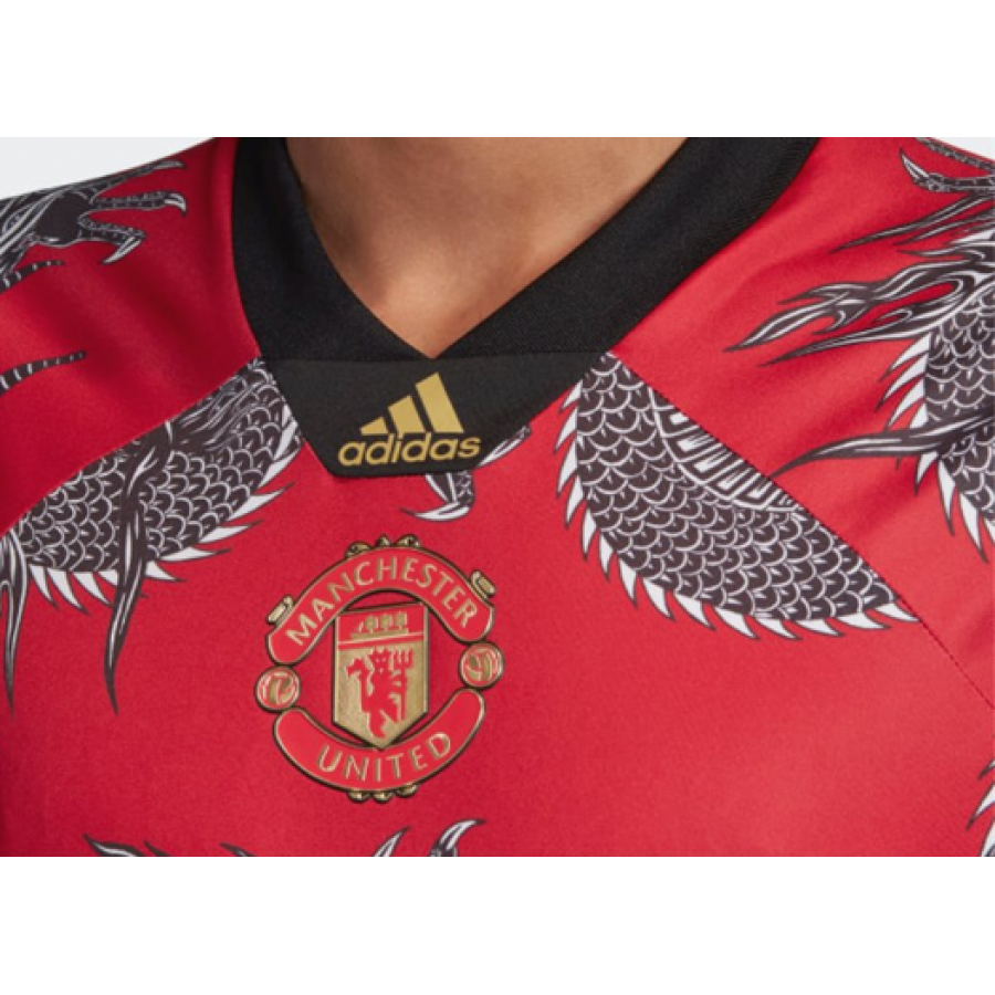 Camisa oficial Adidas Manchester United 2019 2020 Ano Novo Chines Camisa oficial Adidas Manchester United 2019 2020 Ano Novo Chines