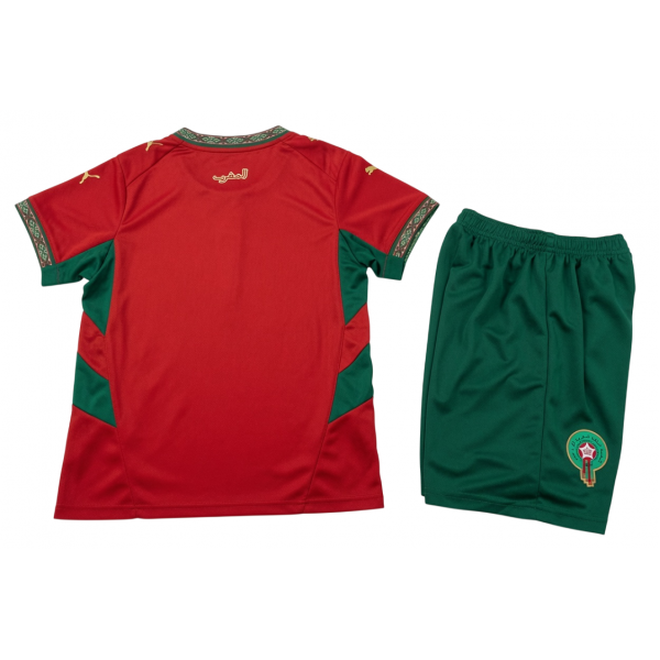 Kit infantil I Seleção do Marrocos 2026 Puma oficial Kit infantil I Seleção do Marrocos 2026 Puma oficial