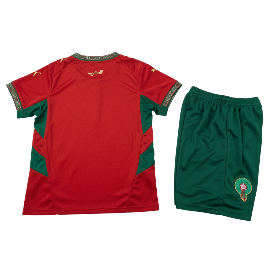 Kit infantil I Seleção do Marrocos 2026 Puma oficial Kit infantil I Seleção do Marrocos 2026 Puma oficial