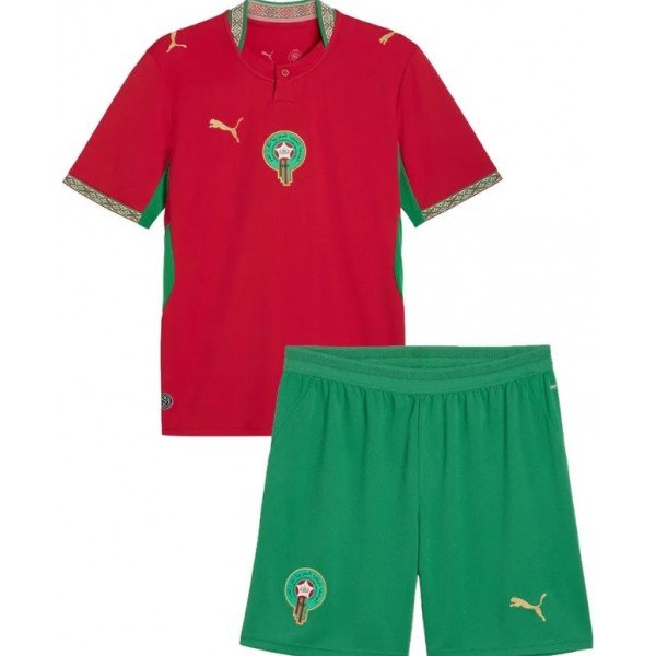 Kit infantil I Seleção do Marrocos 2026 Puma oficial 