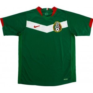 Camisa I Seleção do Mexico 2006 Retro Home
