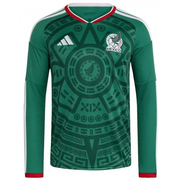 Camisa I Seleção do Mexico 2026 Adidas oficial manga comprida