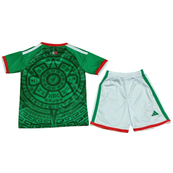 Kit infantil I Seleção do México 2026 Adidas oficial Kit infantil I Seleção do México 2026 Adidas oficial