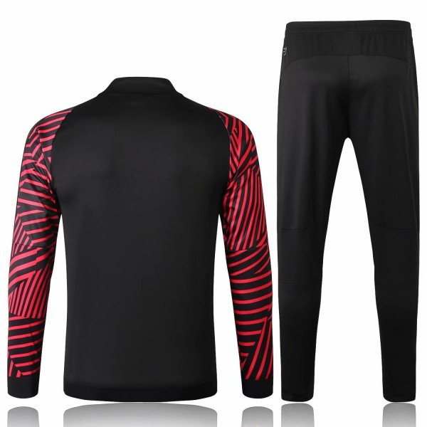 Kit treinamento oficial Puma Milan 2019 2020 preto e vermelho