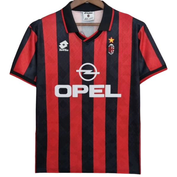 Camisa I Milan 1995 1996 Lotto retro