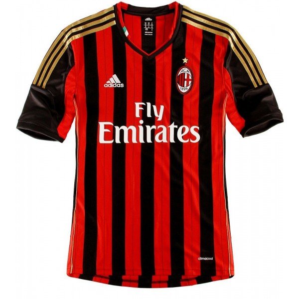 Camisa I Milan 2013 2014 Adidas retro
