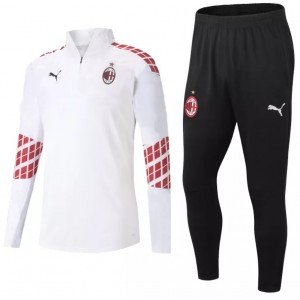 Kit treinamento oficial Puma Milan 2020 2021 Branco