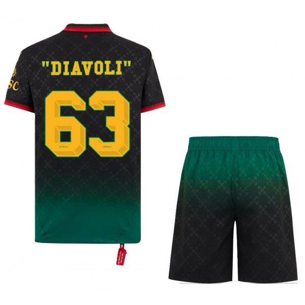 Kit infantil IV Milan 2024 2025 Puma oficial Black