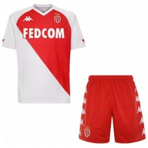 Kit infantil oficial Kappa Monaco 2020 2021 I Jogador