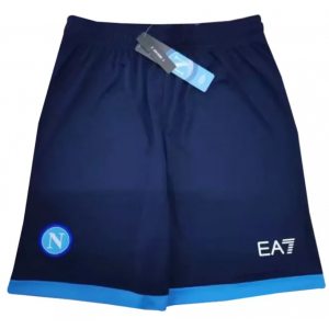 Calção Napoli 2021 2022 EA7 Oficial Maradona Azul