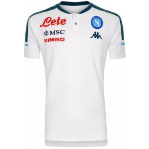 Camisa polo oficial Kappa Napoli 2020 2021 Branca