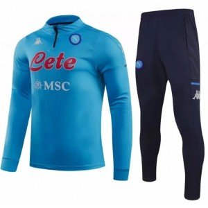 Kit treinamento oficial Kappa Napoli 2020 2021 Azul