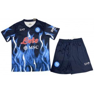 Kit infantil Napoli 2021 2022 EA7 oficial Flames