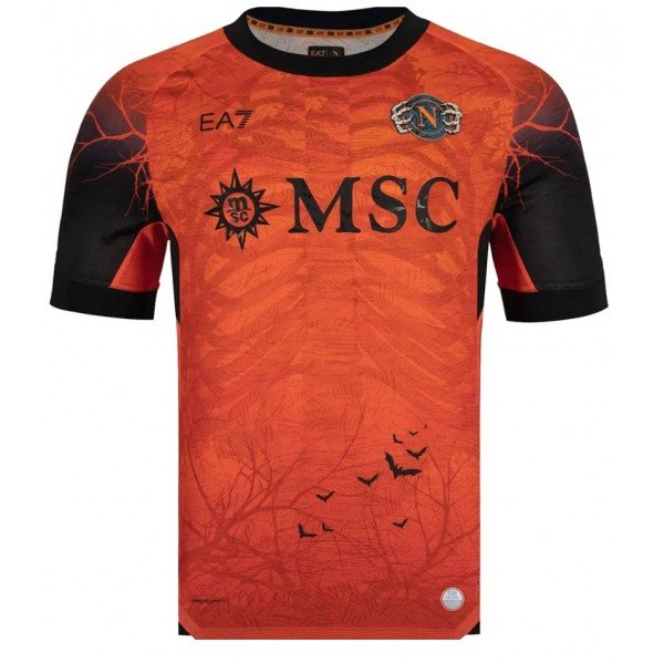 Camisa Napoli 2025 2026 EA7 oficial Especial Laranja