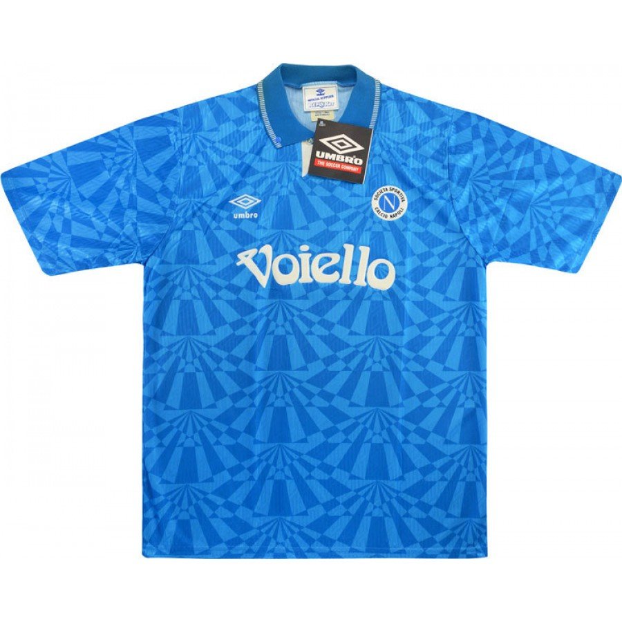 Klubai Store - Camisa retro Umbro Napoli 1991 1993 I jogador