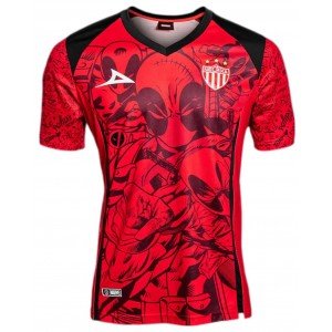 Camisa Necaxa 2025 2026 Pirma oficial Deadpool Camisa Necaxa 2025 2026 Pirma oficial Deadpool