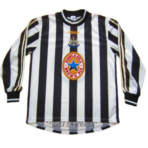 Camisa I Newcastle United 1997 1999 Adidas Retro manga comprida