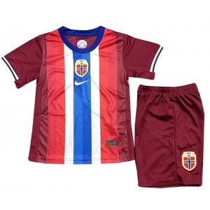 Kit infantil I seleção da Noruega 2024 Home