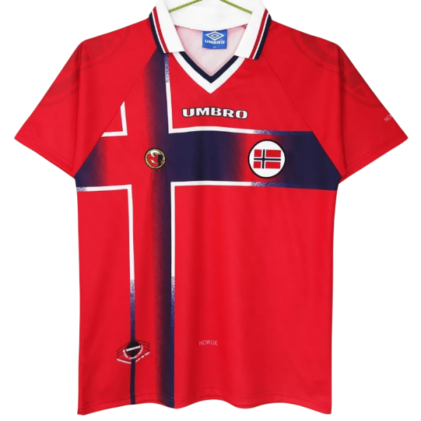Camisa I Seleção da Noruega 1997 Umbro retro