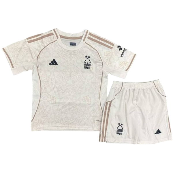 Kit infantil II Nottingham Forest 2025 2026 Adidas oficial 
