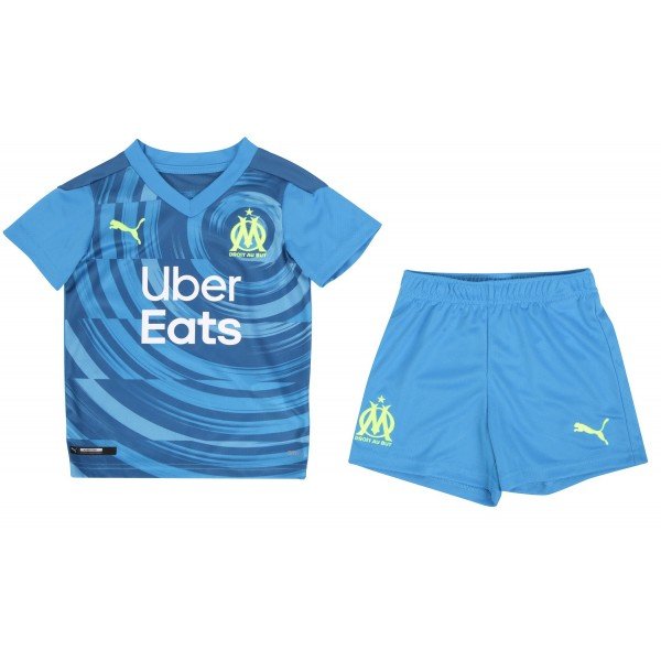 Kit infantil oficial Puma Olympique de Marseille 2020 2021 III jogador  Kit infantil oficial Puma Olympique de Marseille 2020 2021 III jogador