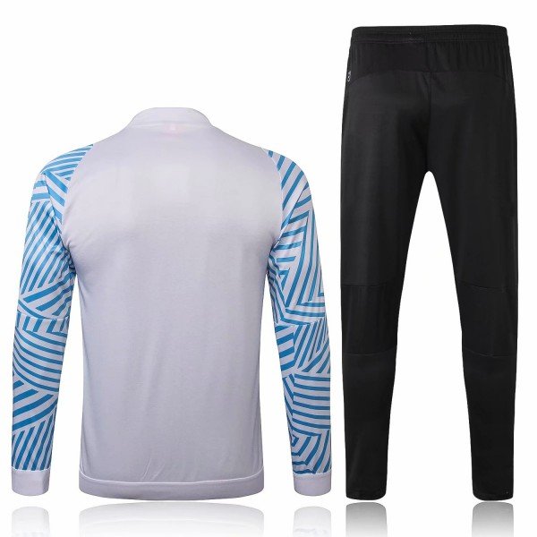 Kit treinamento oficial Puma Olympique de Marseille 2018 2019 branco e preto