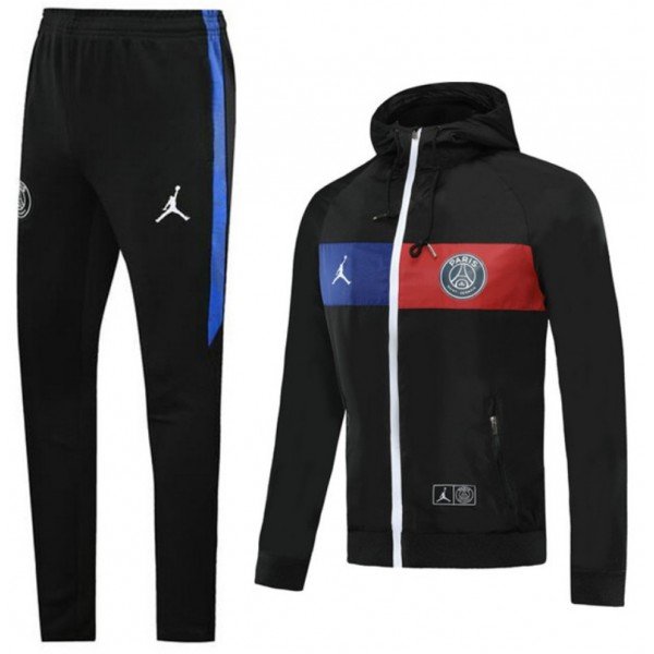 Kit treinamento Air Jordan PSG 2020 2021 Preto