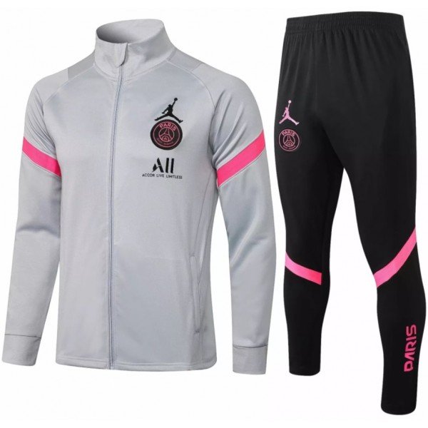 Kit treinamento PSG 2021 2022 Air Jordan oficial cinza