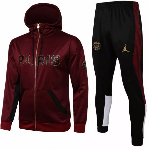 Kit treinamento PSG 2021 2022 Air Jordan oficial vermelho