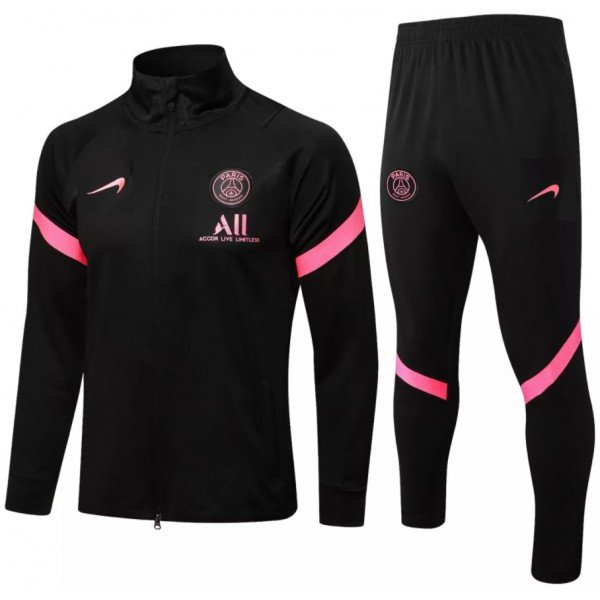 Kit treinamento PSG 2021 2022 Preto e Rosa