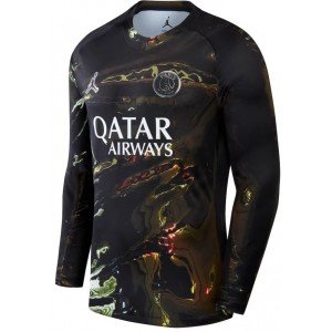 Camisa V PSG 2025 2026 Air Jordan oficial manga comprida