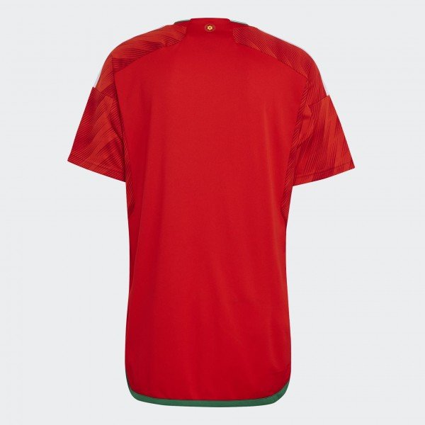 Camisa I Seleção do Pais de Gales 2022 Adidas oficial 