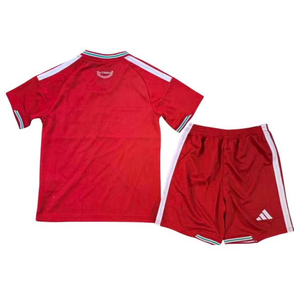 Kit infantil I Seleção do País de Gales 2026 Adidas oficial 