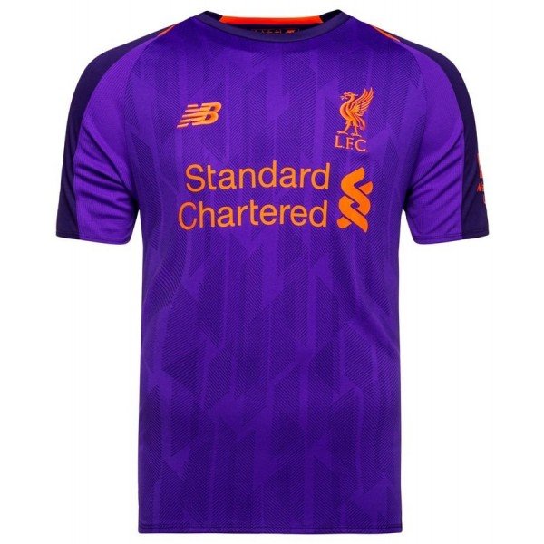 Kit adulto oficial New Balance Liverpool 2018 2019 II jogador Kit adulto oficial New Balance Liverpool 2018 2019 II jogador
