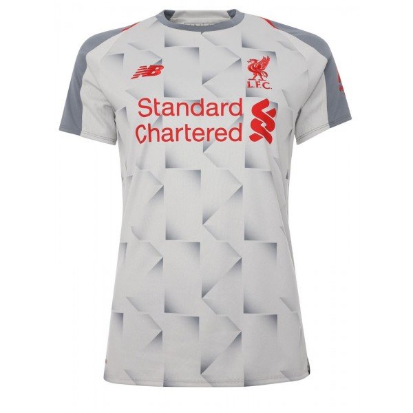 Camisa feminina oficial New Balance Liverpool 2018 2019 II