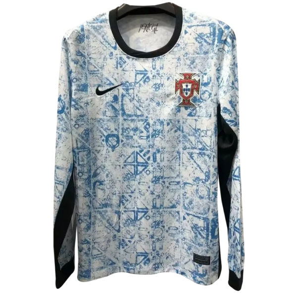 Camisa II Seleção de Portugal 2024 Away manga comprida Camisa II Seleção de Portugal 2024 Away manga comprida