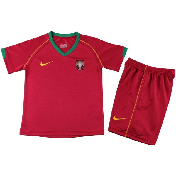 Kit infantil I Seleção de Portugal 2006 Home Retro