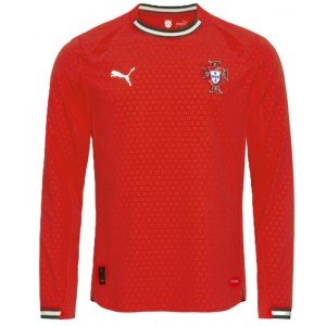 Camisa I Seleção de Portugal 2025 Puma oficial manga comprida
