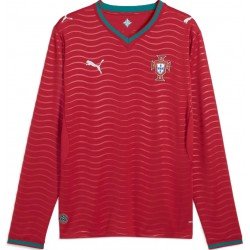 Camisa I Seleção de Portugal 2026 Puma oficial manga comprida Camisa I Seleção de Portugal 2026 Puma oficial manga comprida