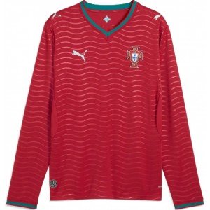 Camisa I Seleção de Portugal 2026 Puma oficial manga comprida Camisa I Seleção de Portugal 2026 Puma oficial manga comprida