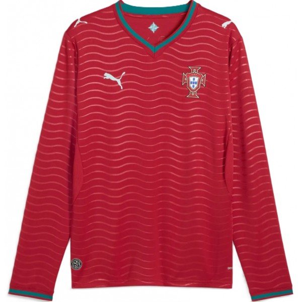 Camisa I Seleção de Portugal 2026 Puma oficial manga comprida
